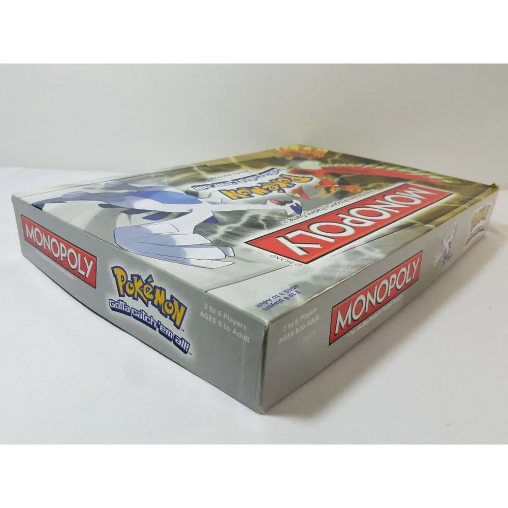 Monopoly Pokemon Johto Edition Board Game Complete 2016 Hasbro